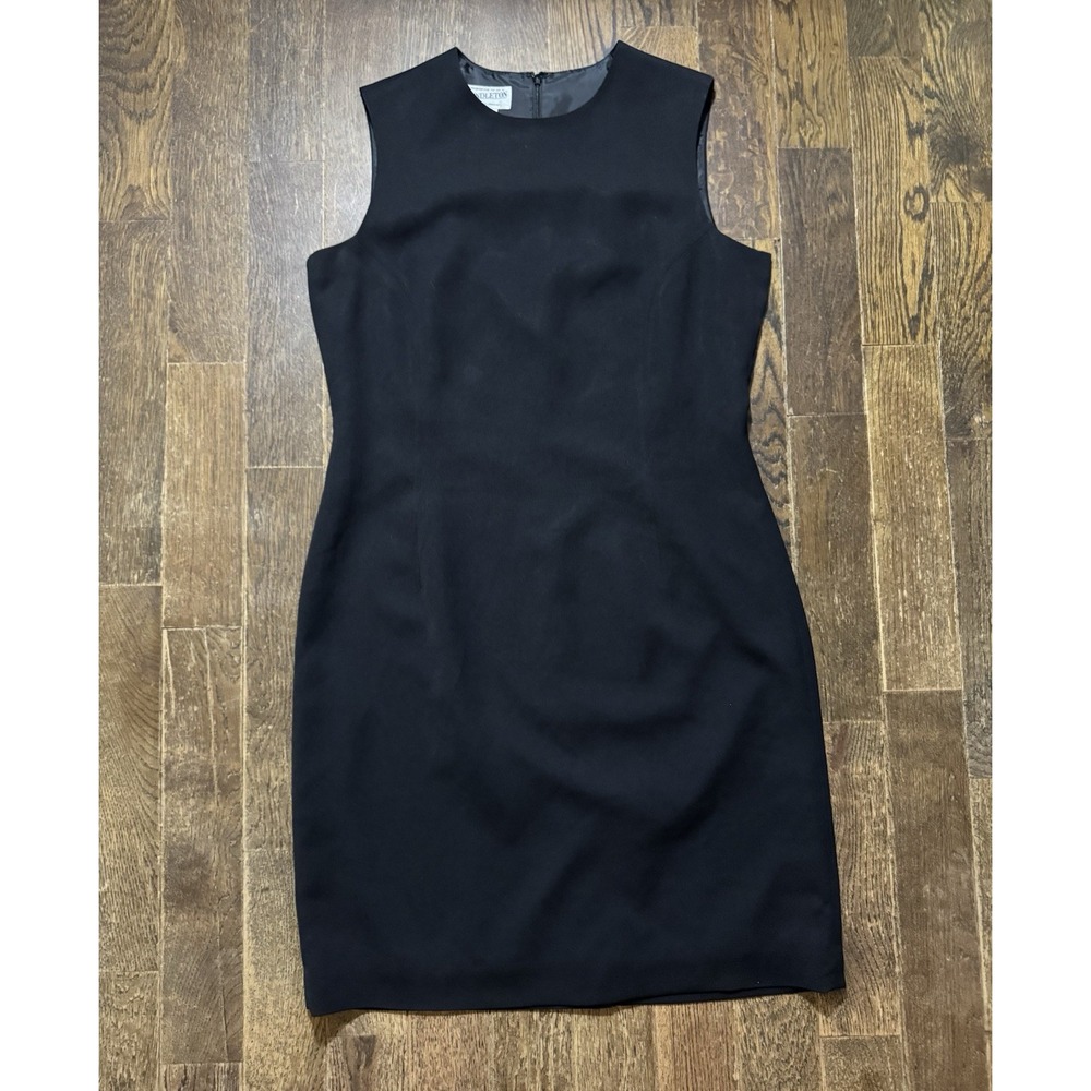 Pendleton Dress Women's Size 14 Black Sleeveless Sheath Knee Length